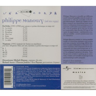 MANOURY - Michel-Dansac - En echo