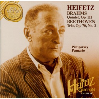 BRAHMS - Heifetz - Quintette à cordes n°2 en sol majeur op.111 'Prater' Heifetz collection Vol.28