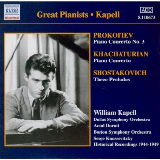 PROKOFIEV - Kapell - Concerto pour piano et orchestre n°3 en do majeur o