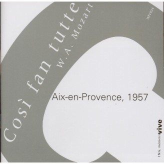 MOZART - Rosbaud - Cosi fan tutte (Ainsi font-elles toutes), opéra bouff Live Aix-En-Provence 1957