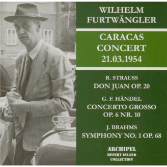 STRAUSS - Furtwängler - Don Juan, pour grand orchestre op.20 Caracas 21 mars 1954