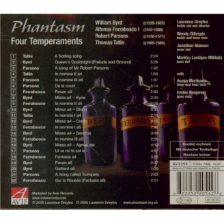Phantasm : Four temperaments