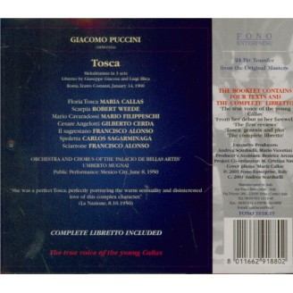 PUCCINI - Callas - Tosca (live Mexico 8 - 6 - 1950) live Mexico 8 - 6 - 1950