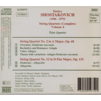 String Quartets (Complete) Vol.4