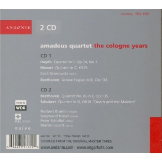 Amadeus Quartet - The Cologne Years