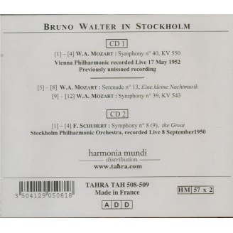 Bruno Walter in Stockholm live 17/5/1952 & 8/9/1950