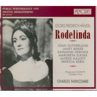 HAENDEL - Farncombe - Rodelinda, Regina de Longobardi, HWV19 live 24 - 6 - 1959