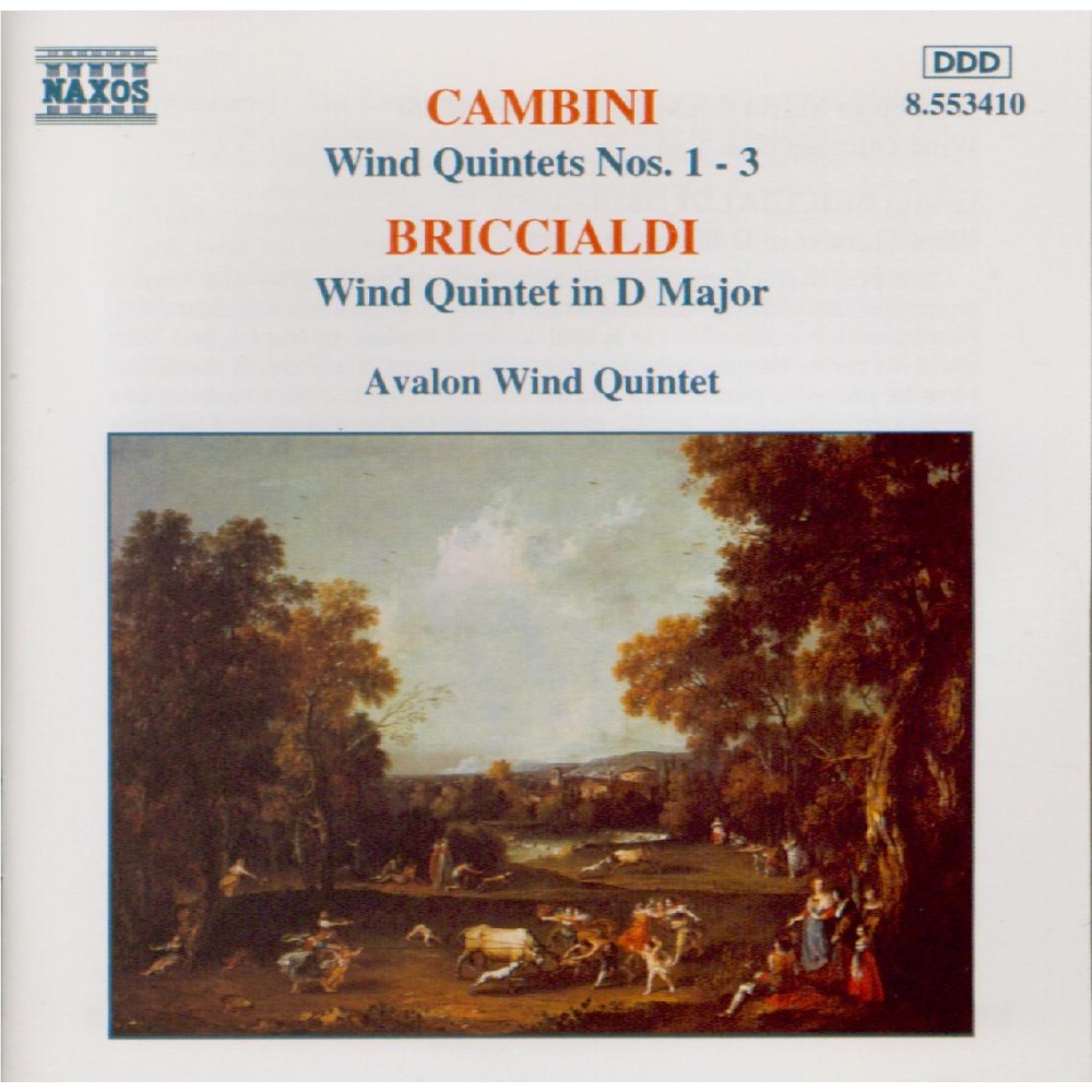 CAMBINI - Avalon String Q - Trois quintettes à vents