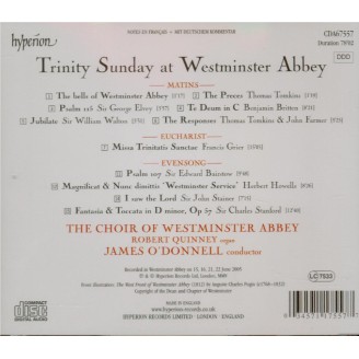 Trinity Sunday at Westminster Abbey