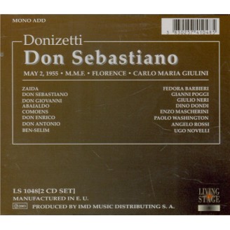 DONIZETTI - Giulini - Don Sebastiano (Live Florence, 2 - 5 - 1955) Live Florence, 2 - 5 - 1955