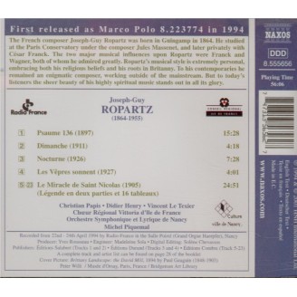 ROPARTZ - Piquemal - Le miracle de Saint Nicolas