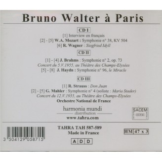 Bruno Walter à Paris