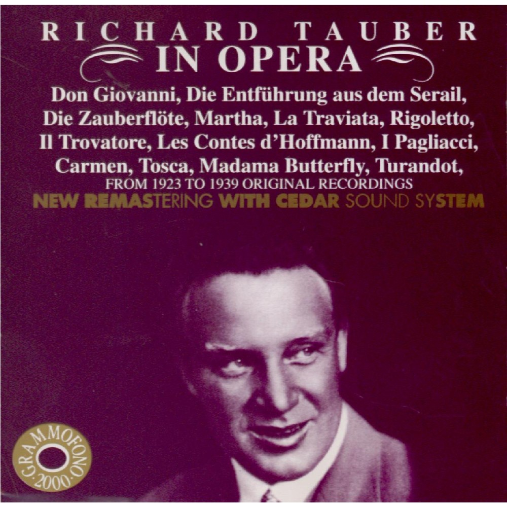 Richard Tauber à l'opéra
