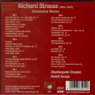 STRAUSS - Rudolf Kempe - Orchestral Works