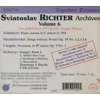 SCHUBERT - Richter - Sonate pour piano en do mineur D.958 Live Szeged 1972