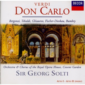 VERDI - Solti - Don Carlo, opéra (version italienne) (sans livret) sans livret