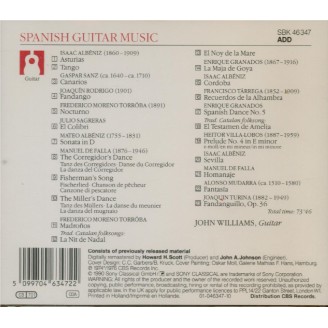 John Williams - Musique espagnole pour guitare