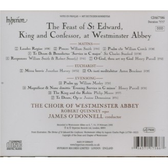 The Feast of St Edward, King and Confessor, at Wetsminster Abbey