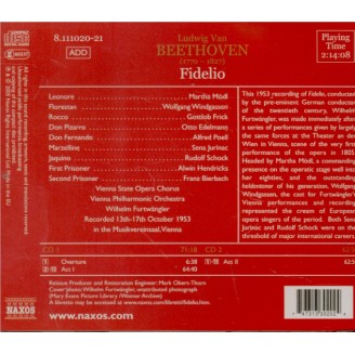 BEETHOVEN - Furtwängler - Fidelio, opéra op.72