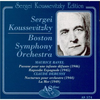 DEBUSSY - Koussevitsky - La mer, trois esquisses symphoniques pour orche live recordings