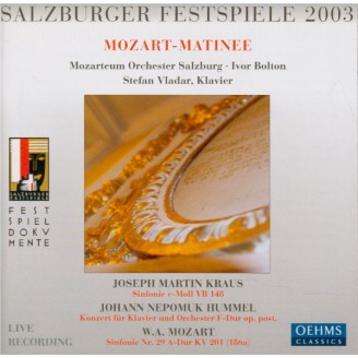 KRAUS - Ivor Bolton - Sinfonie en ut (Mozart-Matinee)