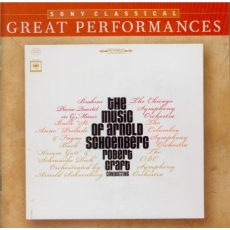 Robert Craft - Transcriptions de Schoenberg : Brahms, Bach, Schubert