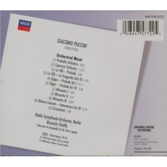 pUCCINI - Riccardo Chailly - Orchestral Music