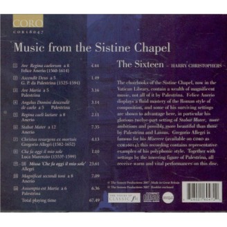 Music from the Sistine Chapel