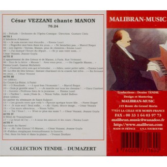 Vezzani chante Manon
