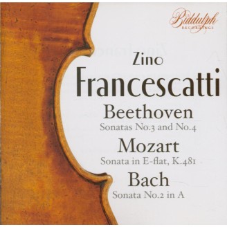 MOZART - Francescatti - Sonate pour violon et piano n°33 en mi bémol maj