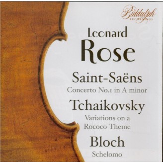 SAINT-SAËNS - Rose - Concerto pour violoncelle n°1 op.33