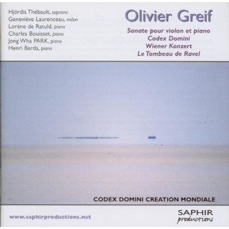 GREIF - Thebault - Sonate pour piano et violon n°2