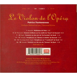 Le violon de l'opéra