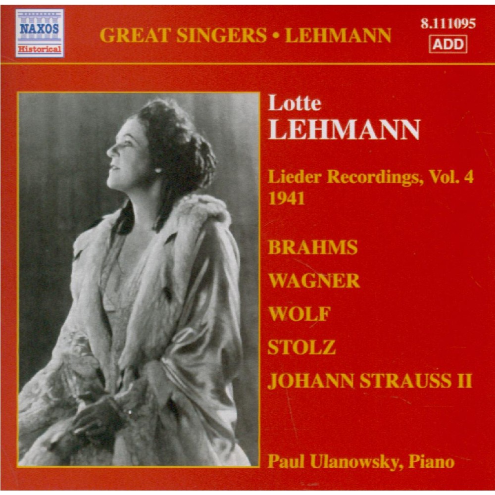 Lieder Recordings Vol.4 (1941)