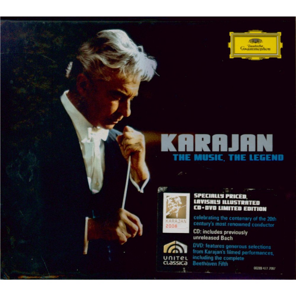 Herbert Von Karajan : The Music, the Legend (+ DVD)