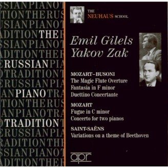 BUSONI - Gilels - Transcriptions d'après Mozart
