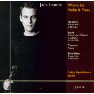 PROKOFIEV - Liebeck - Sonate pour violon et piano n°2 en ré majeur op.94