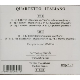 HAYDN - Quartetto Itali - Quatuor à cordes n°78 en si bémol majeur op.76