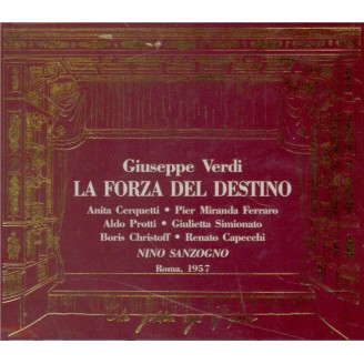 VERDI - Sanzogno - La forza del destino, opéra en quatre actes (version live  Roma, 29 - 9 - 1957