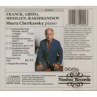 FRANCK - Cherkassky - Prélude, choral et fugue, pour piano en si mineur