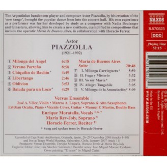 PIAZZOLLA - Versus Ensemble - Milonga del Angel
