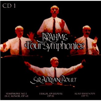 BRAHMS - Boult - Symphonie n°1 pour orchestre en do mineur op.68