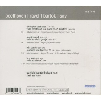 BEETHOVEN - Kopatchinskaya - Sonate pour violon et piano n°9 op.47 'Kreu