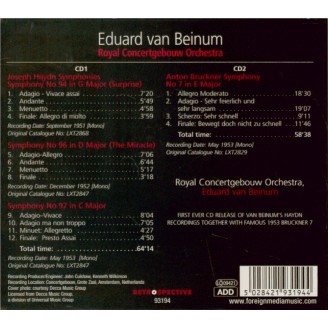 HAYDN - Van Beinum - Symphonie n°94 en do majeur Hob.I:94 'Surprise'