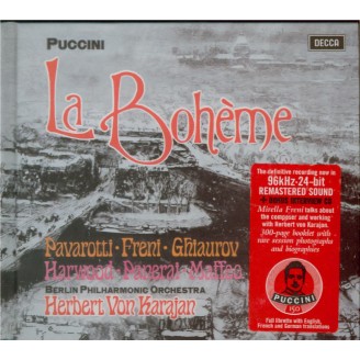 PUCCINI - Karajan - La bohème (+ Cd interview de Mirella Freni) + Cd interview de Mirella Freni
