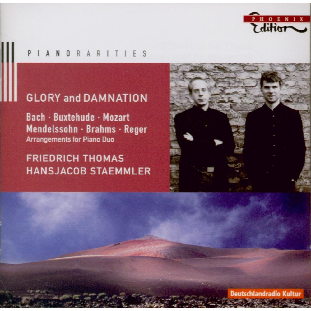 Glory and Damnation, transcriptions pour 2 pianos