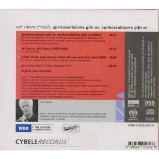 RIEHM - Hilliard Ensemb - Aprikosenbäume gibt es