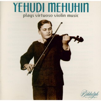 Plays virtuoso violon music