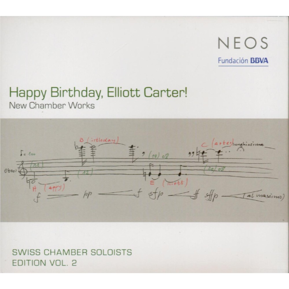 Happy Birthday, Elliott Carter !