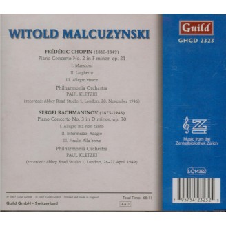 CHOPIN - Malcuzynski - Concerto pour piano et orchestre n°2 en fa mineur